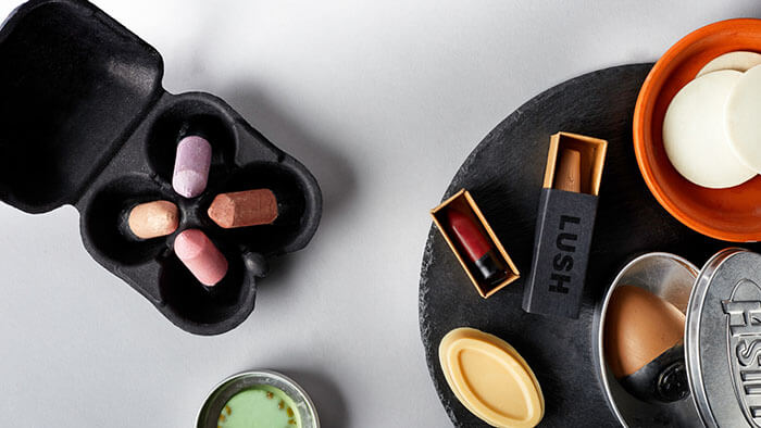 Lush: The “Naked” Revolution packaging